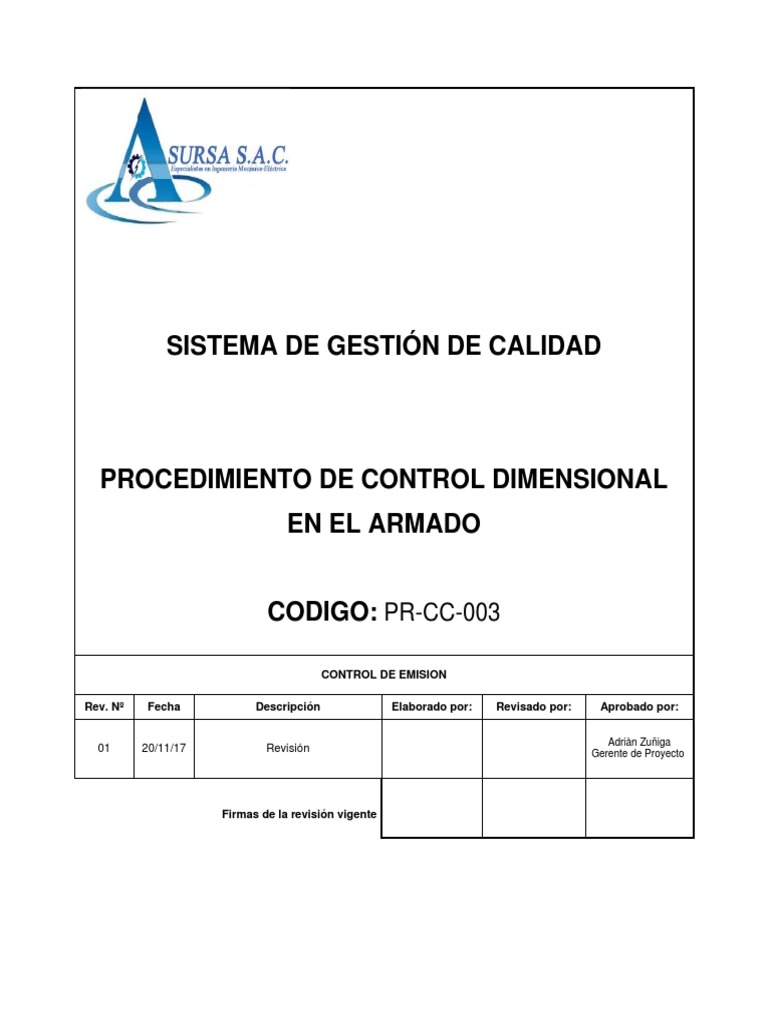 Control Dimensional en Estructuras Metálicas | PDF | Tolerancia de ...