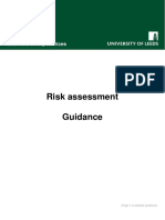 Guidance of Risk Assessment