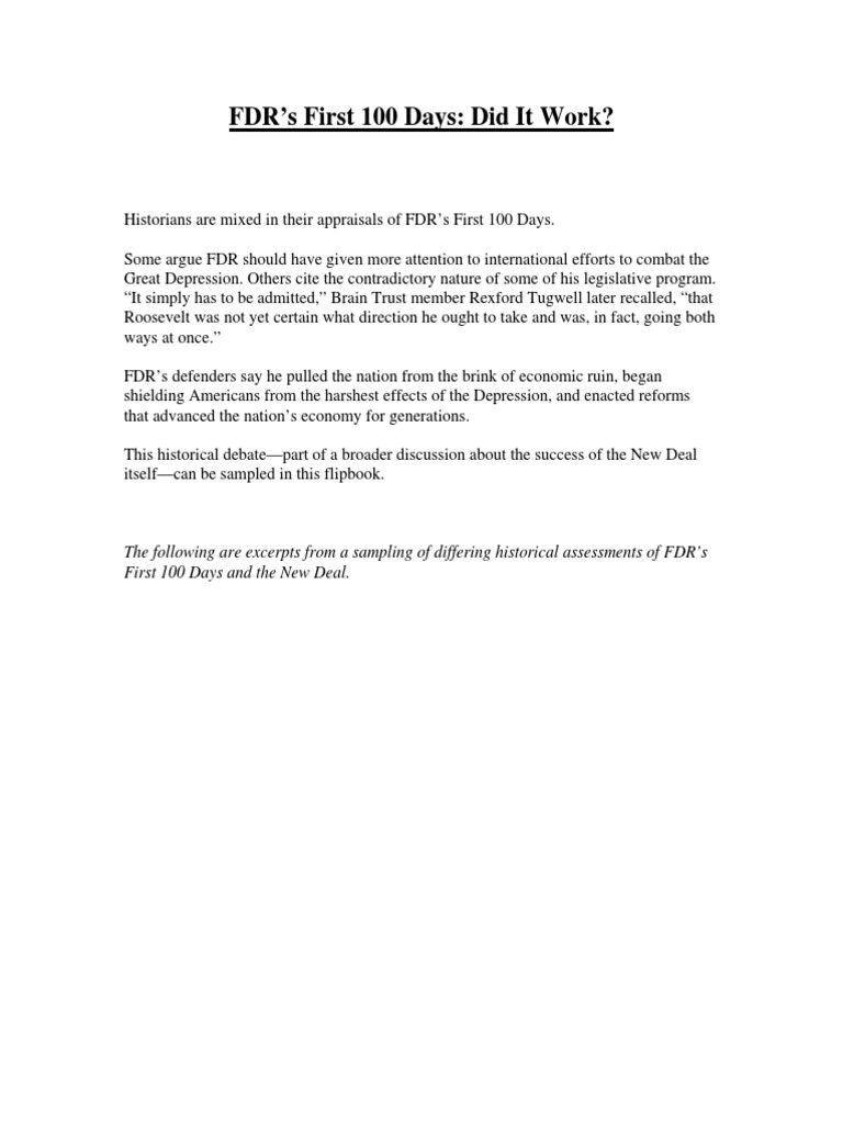 New Deal | PDF | New Deal | Franklin D. Roosevelt