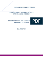Diagnóstico Escuelas Saltillo PDF