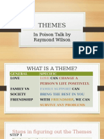 Themes: in Poison Talk by Raymond Wilson