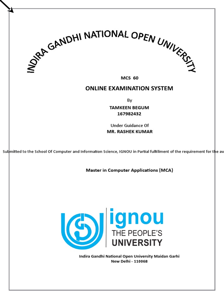 Online Exam System Project Report | PDF | Ajax (Programming) | Web Page