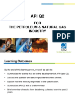 QMS-4 Api Q2 For The Petroleum Natural Gas Industry - Bryan Wollam PDF