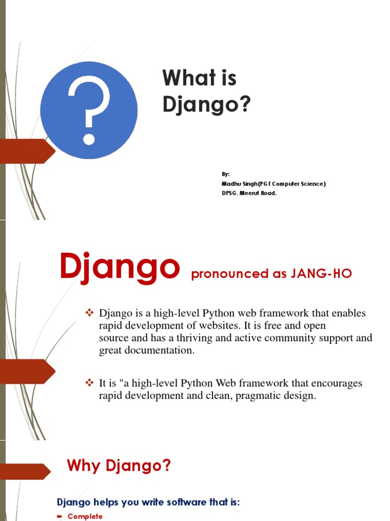 Introduction to Django Framework | PDF | Hypertext Transfer Protocol ...