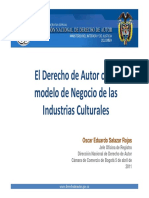 Generalidades Del Derecho de Autor - Colombia