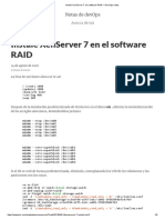 Configuracion de Raid en Xen Server 7.0