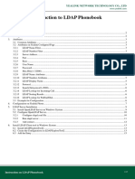 Instruction On LDAP Phonebook