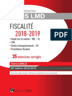 Partiels blancs Semestre 2, 2019 - Droit Fiscal - Exos LMD