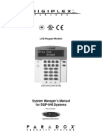 System Manager's Manual For DGP-848 Systems: LCD Keypad Module