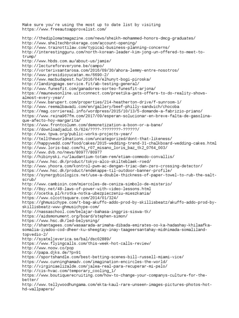 Blogging Sites Txt