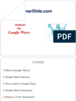 Google Wave: Seminar On