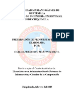 Proyecto de Graduacion. Carlos Francisco Mart