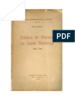 La Politica de Francia en Santo Domingo