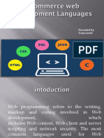 Web Development Programming Language