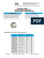 ARTICULO: 0241N Fittings Inoxidable: Reducción. Stainless Steel Fittings: Reducing Socket