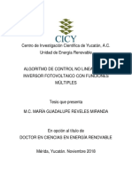 Algoritmo de Control No Lineal de Un Inversor Fotovoltaico Con Funciones Multiples PDF