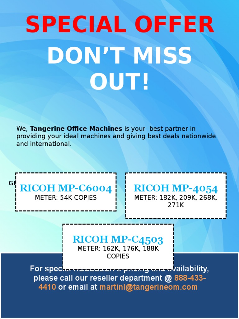 Affordable Multifunction Printers Quote | PDF