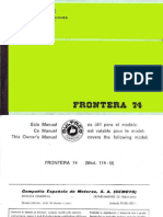 Bultaco Frontera 74 Mod.174 B Manual Uusario 0365 PDF