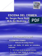 Escena Del Crimen: Dr. Sergio René Rodas Muñoz M.A. en Medicina Forense