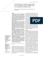 Association Between Occupation and Contact Allergy To The Fragrance Mix: A Multifactorial Analysis of National Surveillance Data