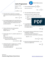 SPM Practice 2 (Geometric Progression) : Answering Exam Questions