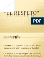 Presentacion El Respeto