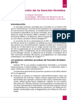 Evaluacion de La Funcion Tiroidea PDF