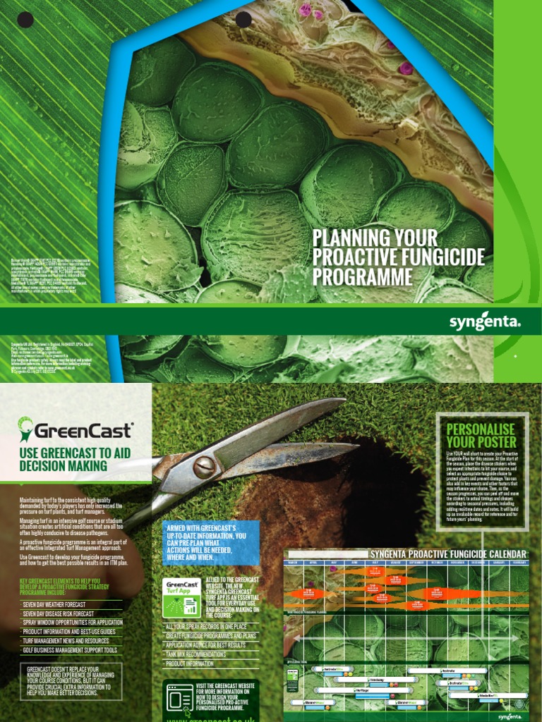Syngenta Proactive Fungicide Programme Guide Book | PDF | Fungicide | Lawn