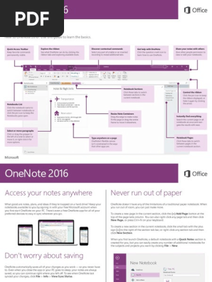 ONENOTE 2016 QUICK START GUIDE.PDF