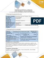 Guía de Actividades y Rubrica de Evaluación - Fase 2 - Teoria Conductista, Aprendizaje Social y Cognoscitivista de Aprendizaje.