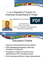 Contaminantes químicos en alimentos