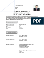 Diego Hurtado Rengifo - CV 2019