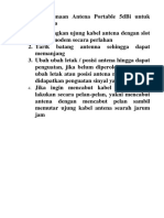 Cara Penggunaan Antena Portable 5dbi Untuk Modem Sierra