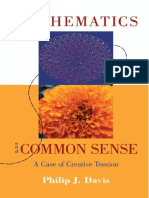 Philip J. Davis - Mathematics & Common Sense - A Case of Creative Tension-A K Peters (2006) PDF