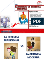 GERENCIA TRADICIONAL vs. GERENCIA MODERNA