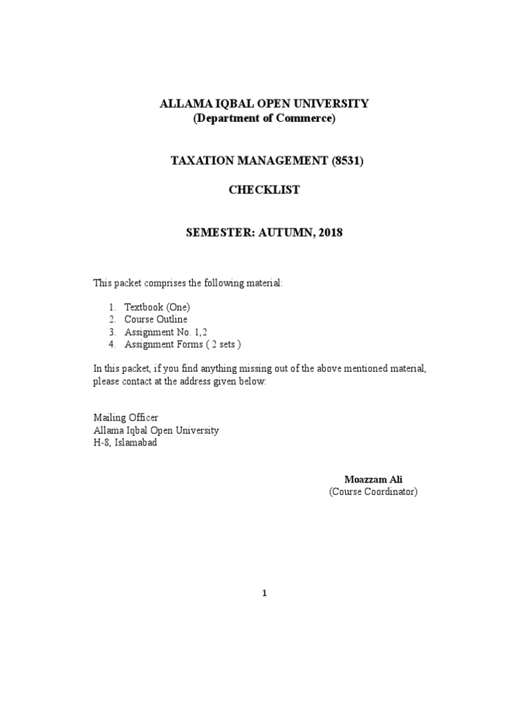 Taxation Management Course Overview | PDF | Income Tax | Taxes