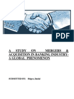 A STUDY ON MERGERS and ACQUISITION IN BA PDF