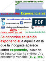 0 Ecuaciones Exponenciales Aplicaciones