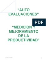 MEDICION Y MEJORAMIENTO Autoevaluaciones