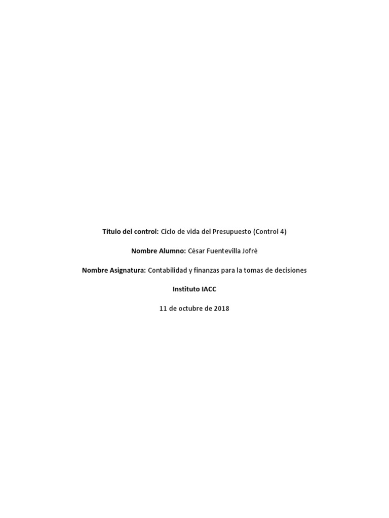 Presupuesto de Compras Trimestral 2018 | PDF | Presupuesto | Economias
