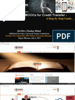 Adopting MOOCs for Credit Transfer - A Step by Step Guide