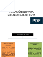 Apelación Derivada, Secundaria o Adhesiva