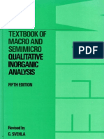 Vogel's Textbook of Macro and SemiMicro Qualitative Inorganic Analysis 5th Ed - G.svehla-1979