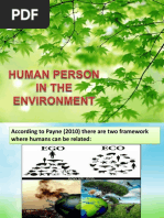 Human Person in The Environment Final