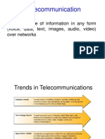 Telecommunication: The Exchange of Information Over Networks