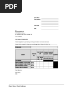 Brokerage Change Letter