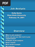 Job Analysis Quirin