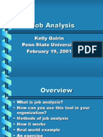 Job Analysis Quirin