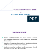Efficient Market Hypotheses (Emh) : Random Walk Theory
