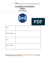 Lab Manual: Antenna and Radio Wave Propagation EEE463